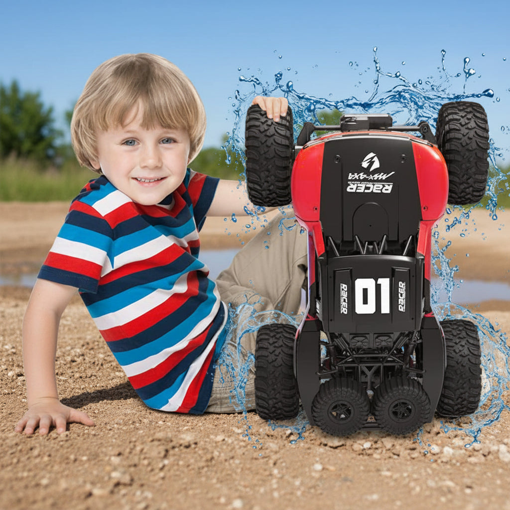 Amphibien-RC-Auto im Maßstab 1:10 — 2,4-GHz-Fernsteuerung