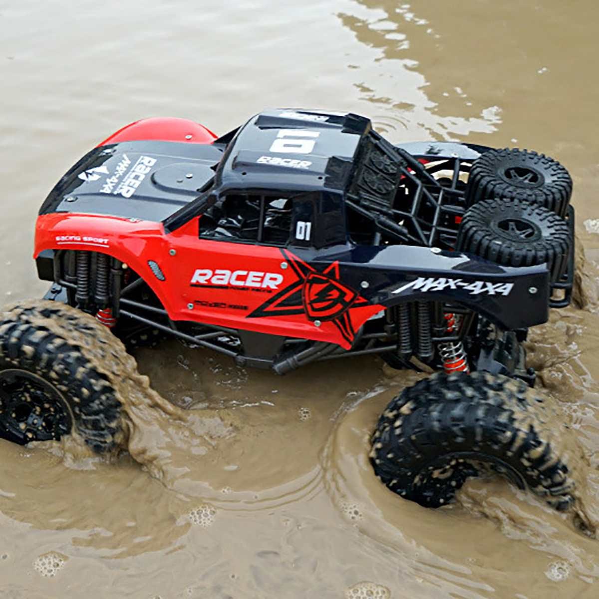 Amphibien-RC-Auto im Maßstab 1:10 — 2,4-GHz-Fernsteuerung