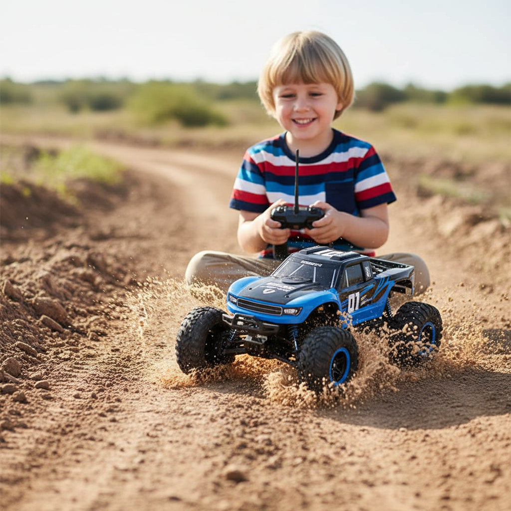 Amphibien-RC-Auto im Maßstab 1:10 — 2,4-GHz-Fernsteuerung