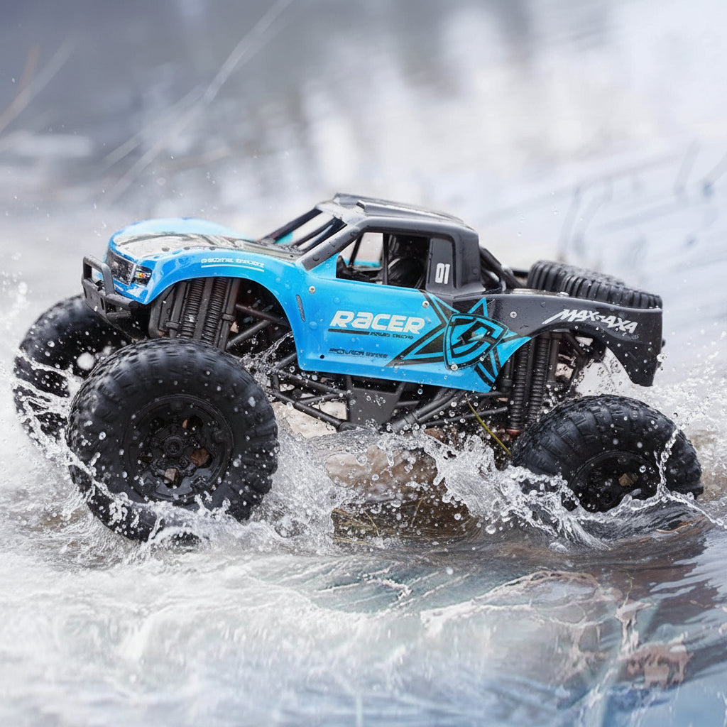Amphibien-RC-Auto im Maßstab 1:10 — 2,4-GHz-Fernsteuerung
