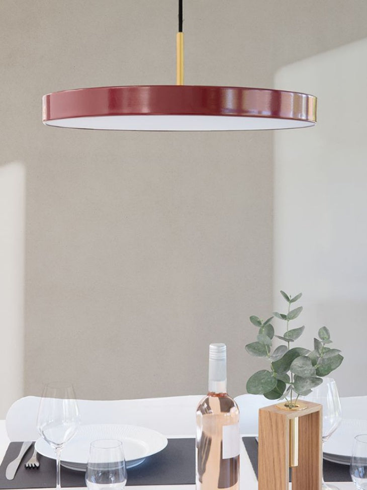 Modern Disc Pendant Light — Nordic Minimalist Fixture for Dining & Kitchen | Esilora