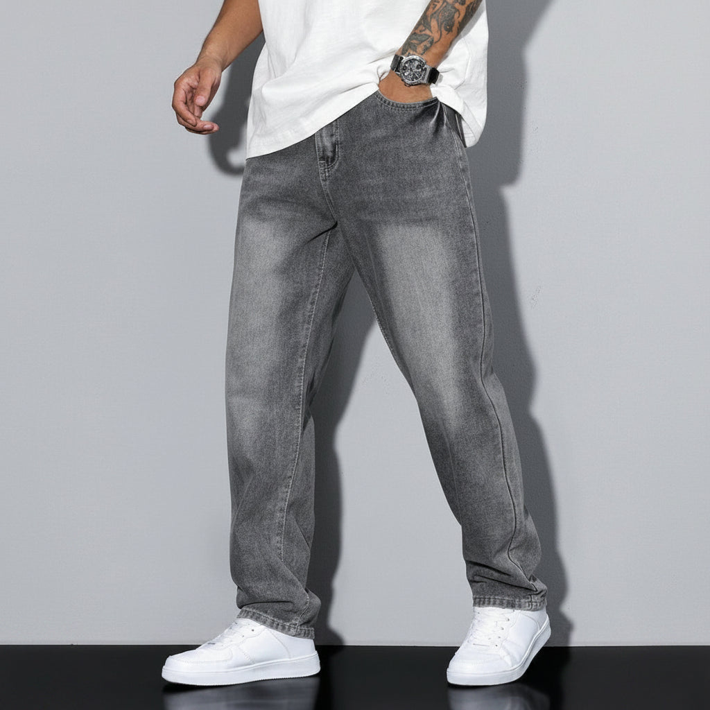 Relaxed Fit Jeans Gerader Schnitt Five Pocket Design - Image 10
