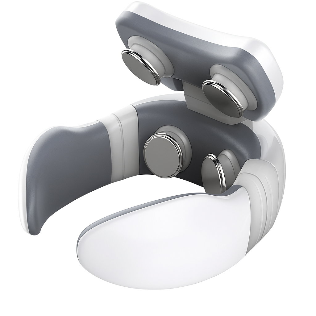 Bærbar wellness-enhed – nakkemassager med varme og justerbare indstillinger - Esilora