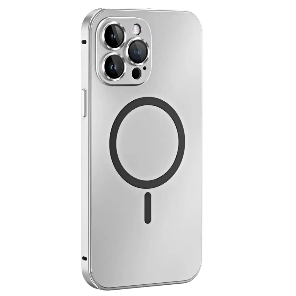 Carcasă magnetică subțire din metal pentru iPhone — husă de protecție la cădere