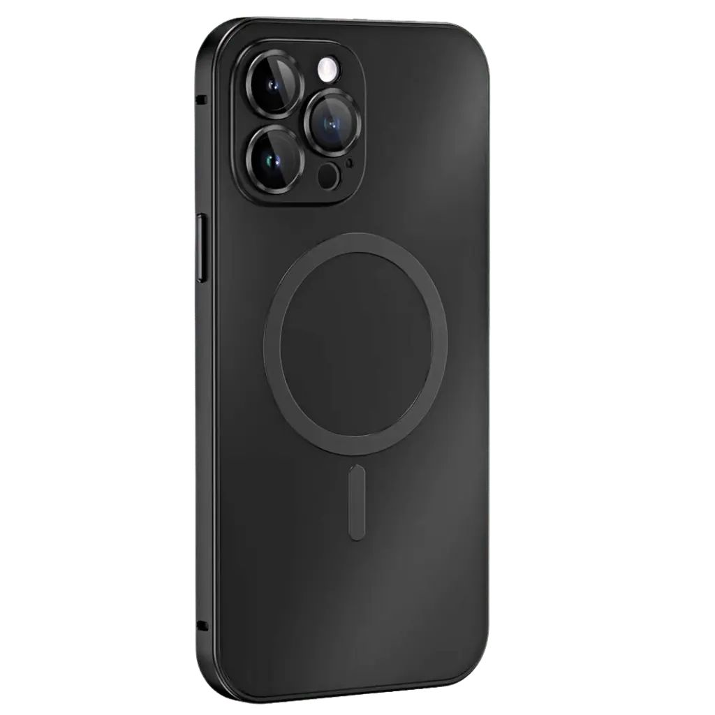 Carcasă magnetică subțire din metal pentru iPhone — husă de protecție la cădere