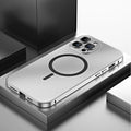 Carcasă magnetică subțire din metal pentru iPhone — husă de protecție la cădere