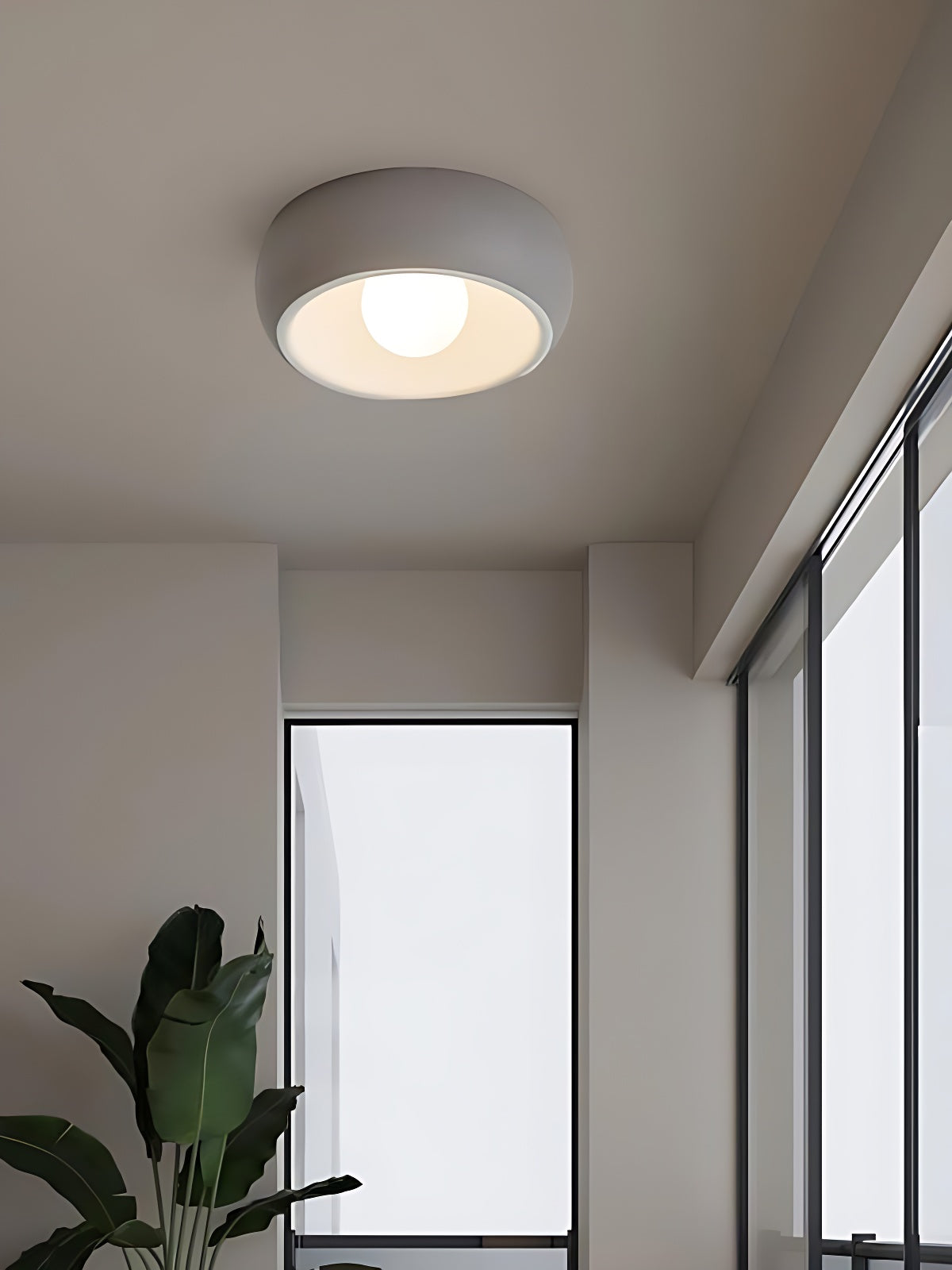 Round Flush Mount Ceiling Light | Esilora