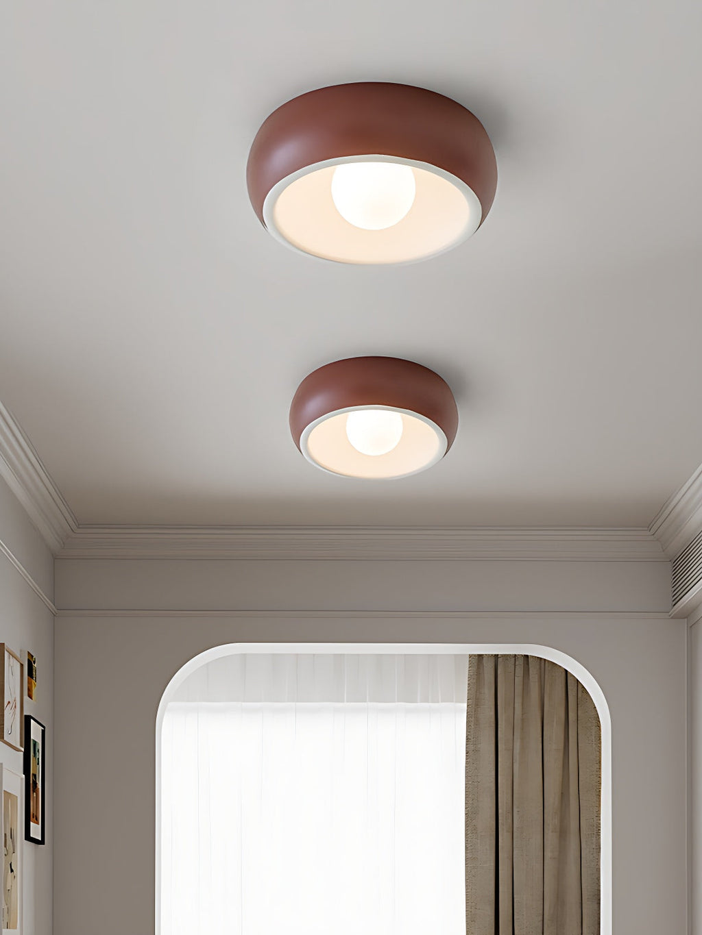 Round Flush Mount Ceiling Light | Esilora