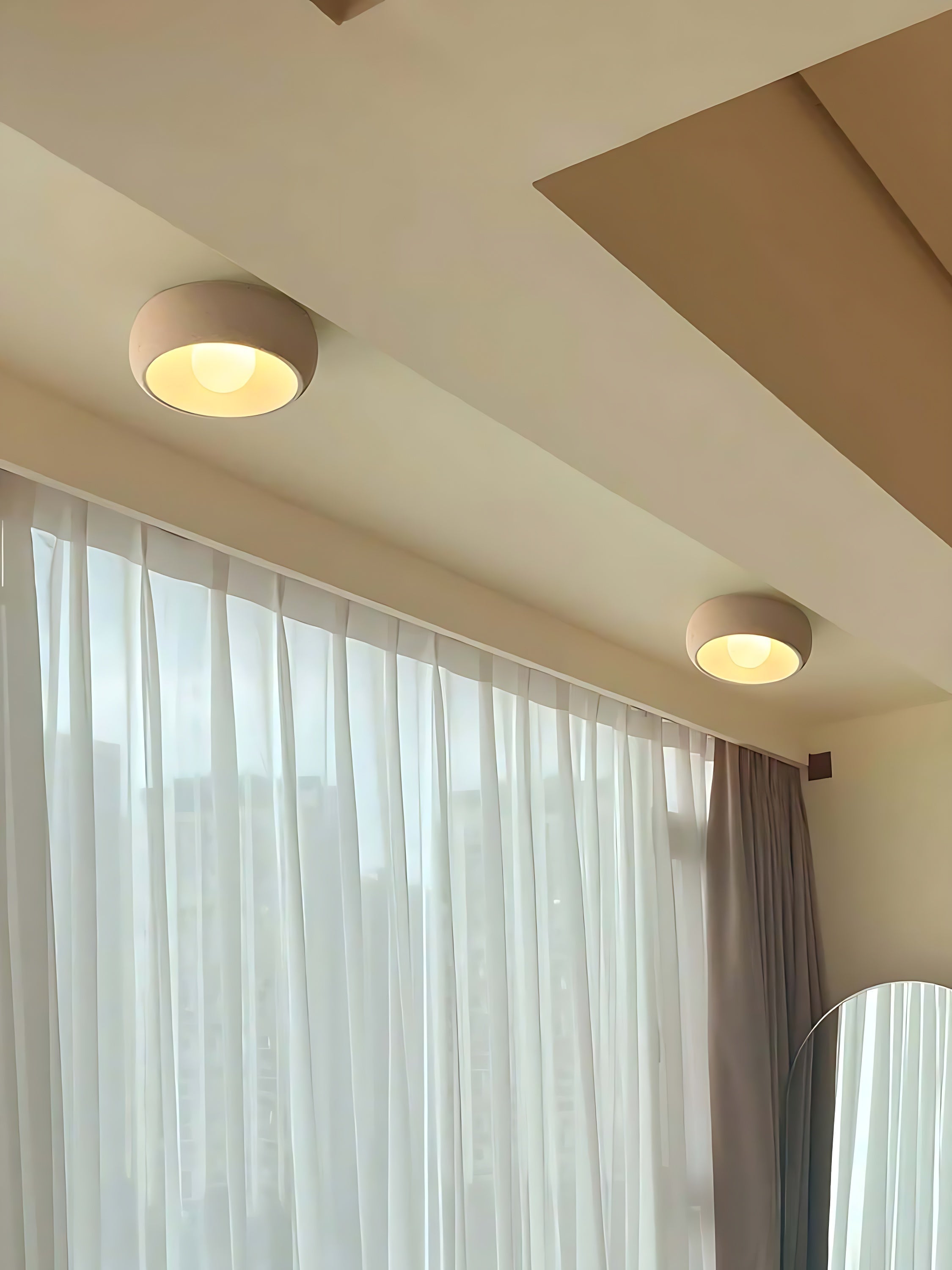 Round Flush Mount Ceiling Light | Esilora