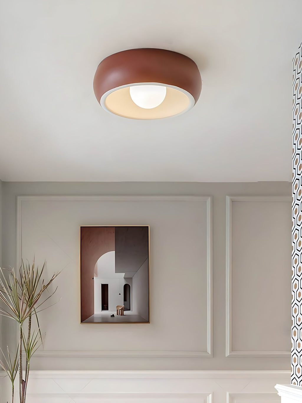 Round Flush Mount Ceiling Light | Esilora