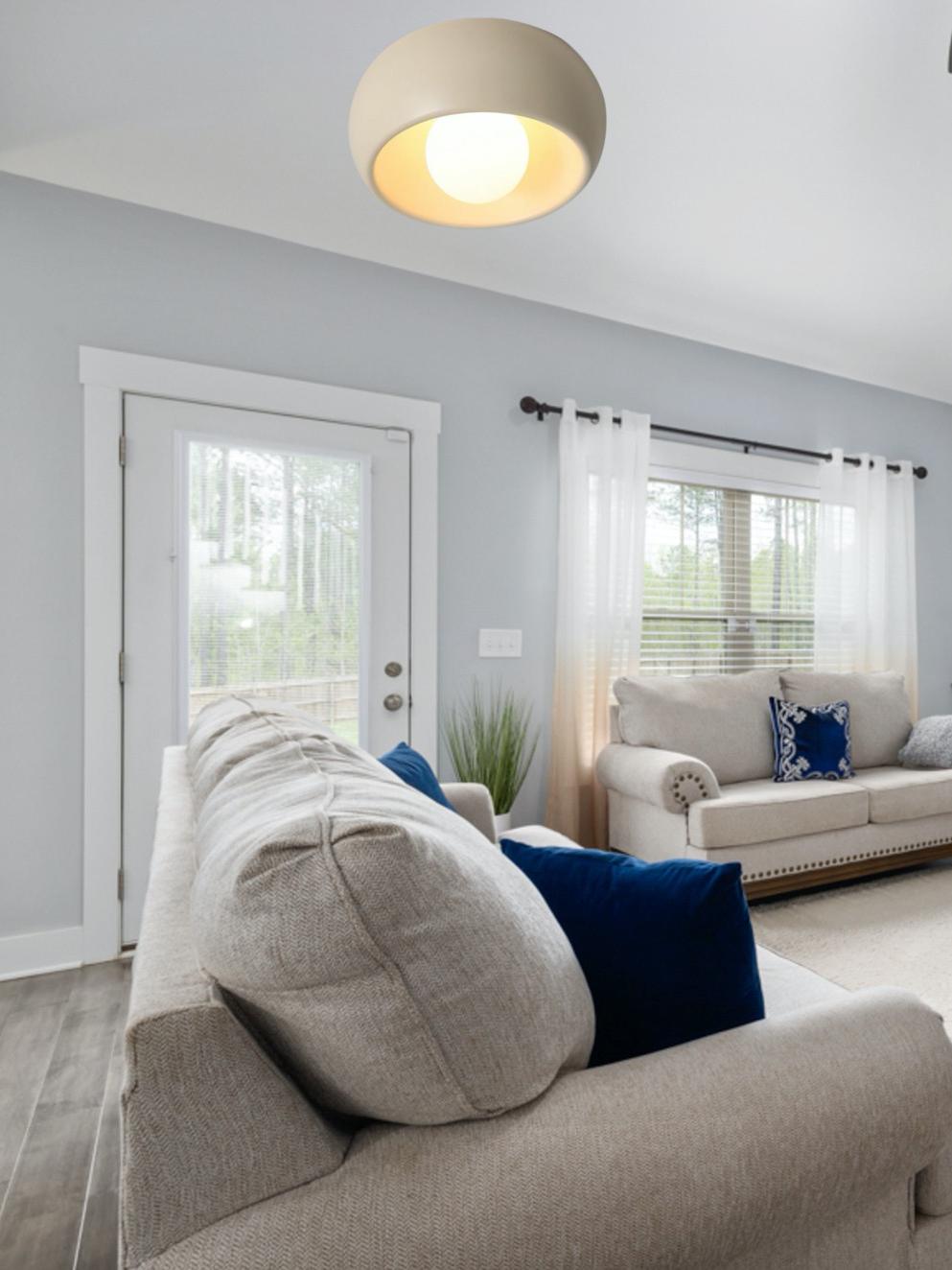 Round Flush Mount Ceiling Light | Esilora