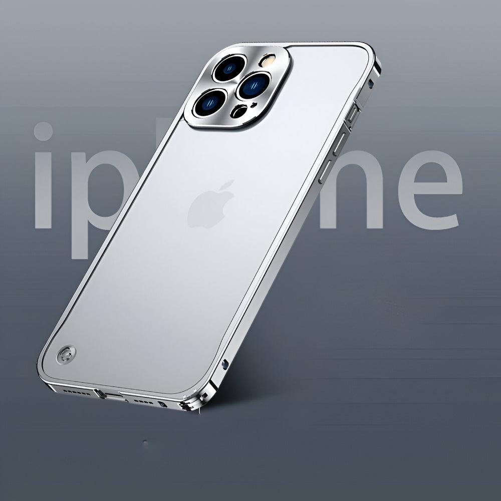 Carcasă de telefon din aluminiu, tip bumper — husă de protecție subțire