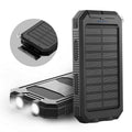 Caricabatterie solare portatile con doppia uscita USB – Power bank resistente all’acqua - Esilora