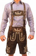 AlpenViktor-sæt med lederhosen til mænd - autentisk Oktoberfest-outfit