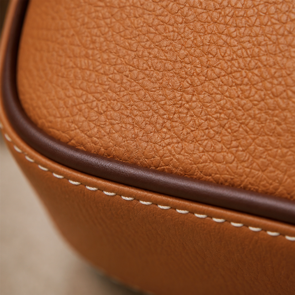 SolaraVera – Classic Pebbled Leather Crossbody with Magnetic Snap - Esilora