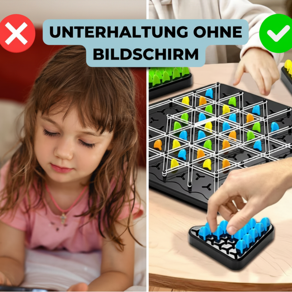 Schach-Strategiespiel — taktischer Ketten-Dreiecksmechanismus