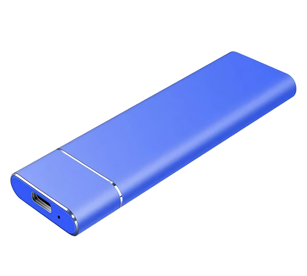 SSD extern portabil — carcasă subțire din aluminiu, transferuri rapide de date