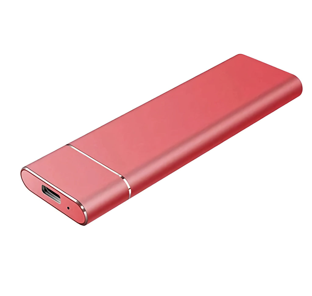SSD extern portabil — carcasă subțire din aluminiu, transferuri rapide de date