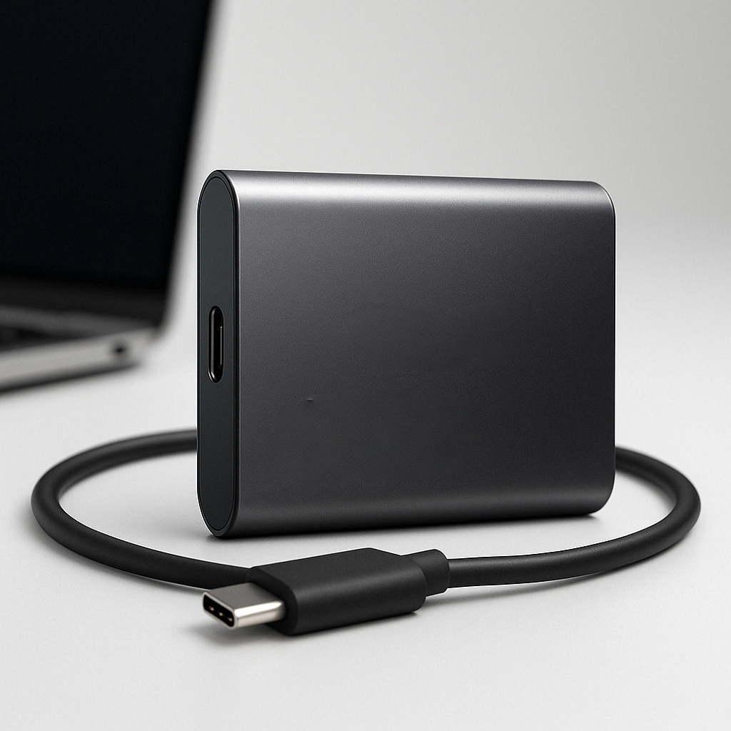 Unitate externă portabilă compactă cu stare solidă, de 512GB — USB-C