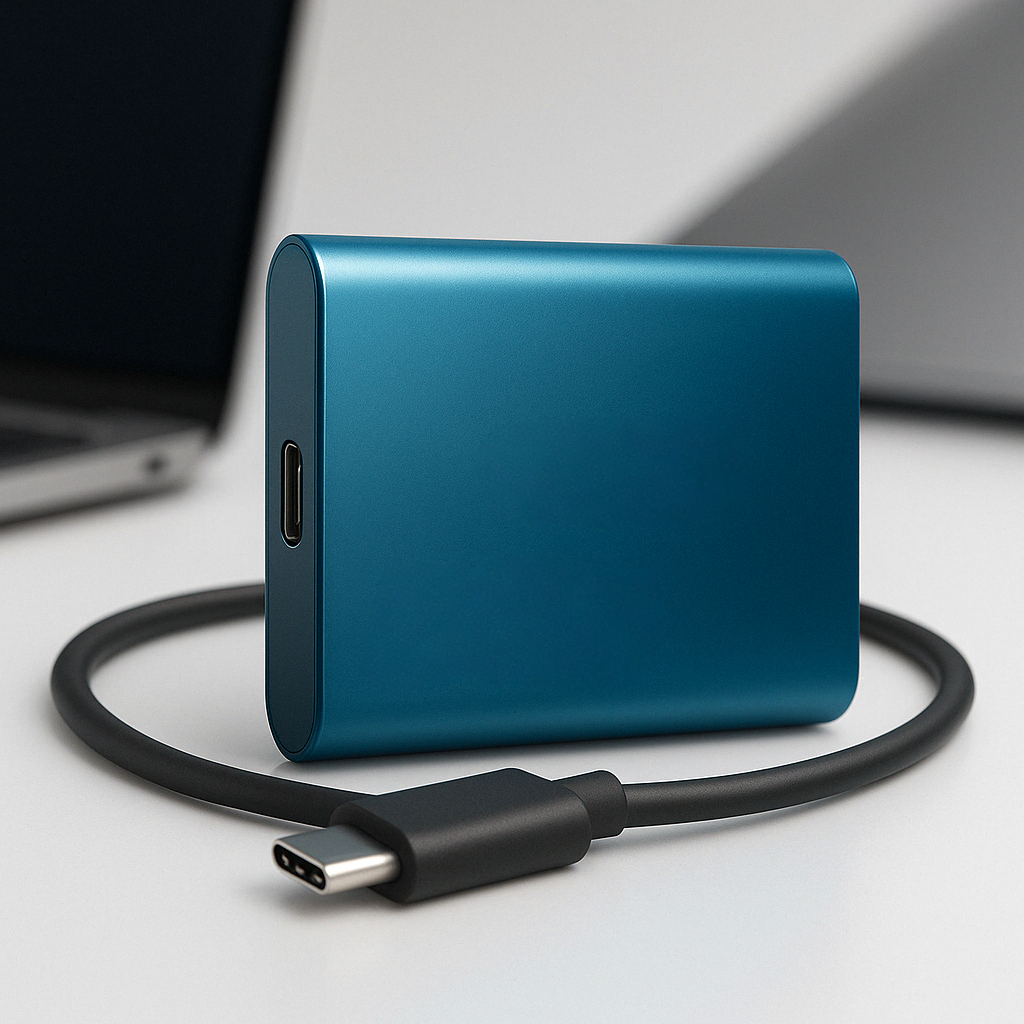 Unitate externă portabilă compactă cu stare solidă, de 512GB — USB-C