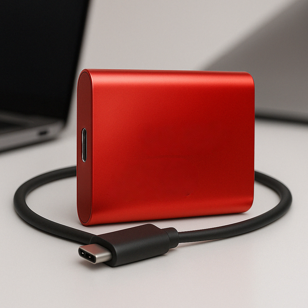 Unitate externă portabilă compactă cu stare solidă, de 512GB — USB-C