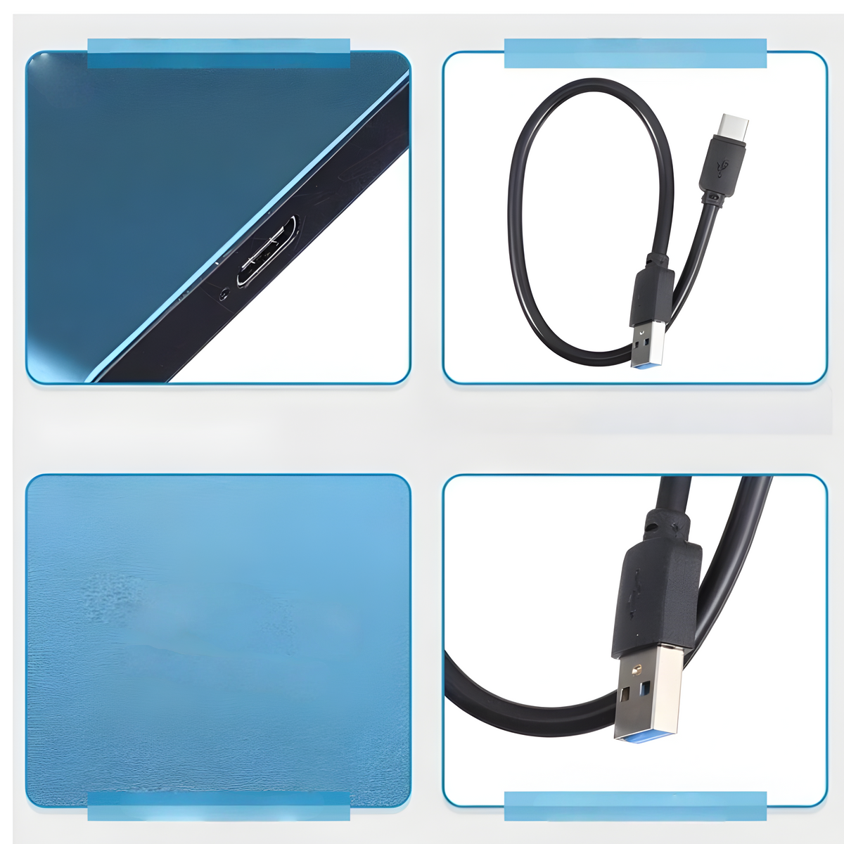 Unitate externă portabilă compactă cu stare solidă, de 512GB — USB-C