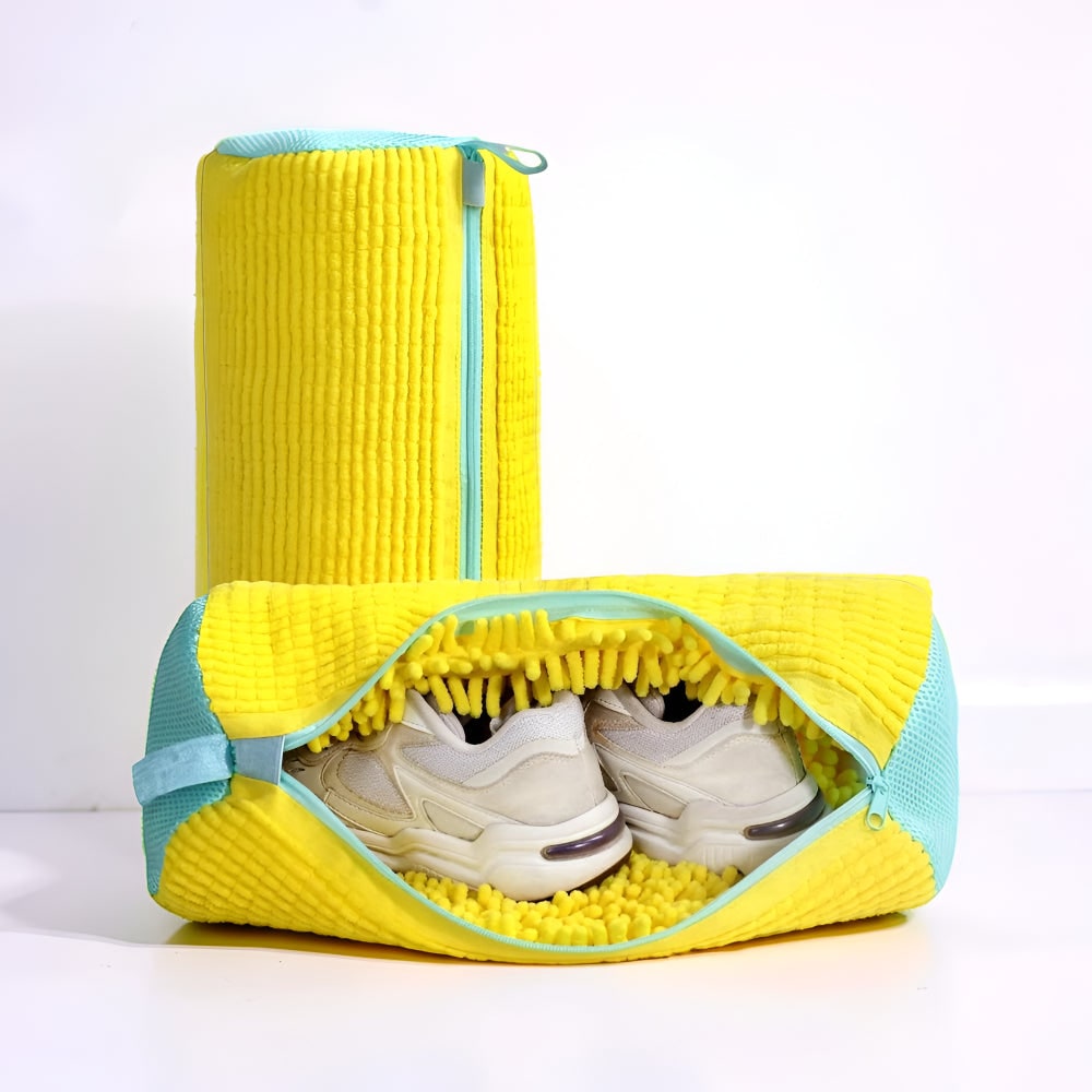 Sac de lavage zippé de protection pour baskets — pochette à linge sécurisée
