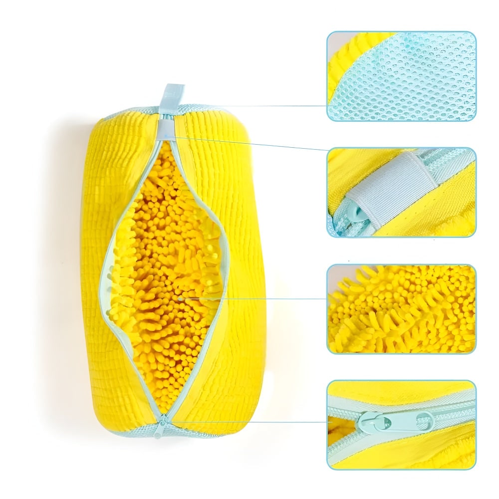 Sac de lavage zippé de protection pour baskets — pochette à linge sécurisée