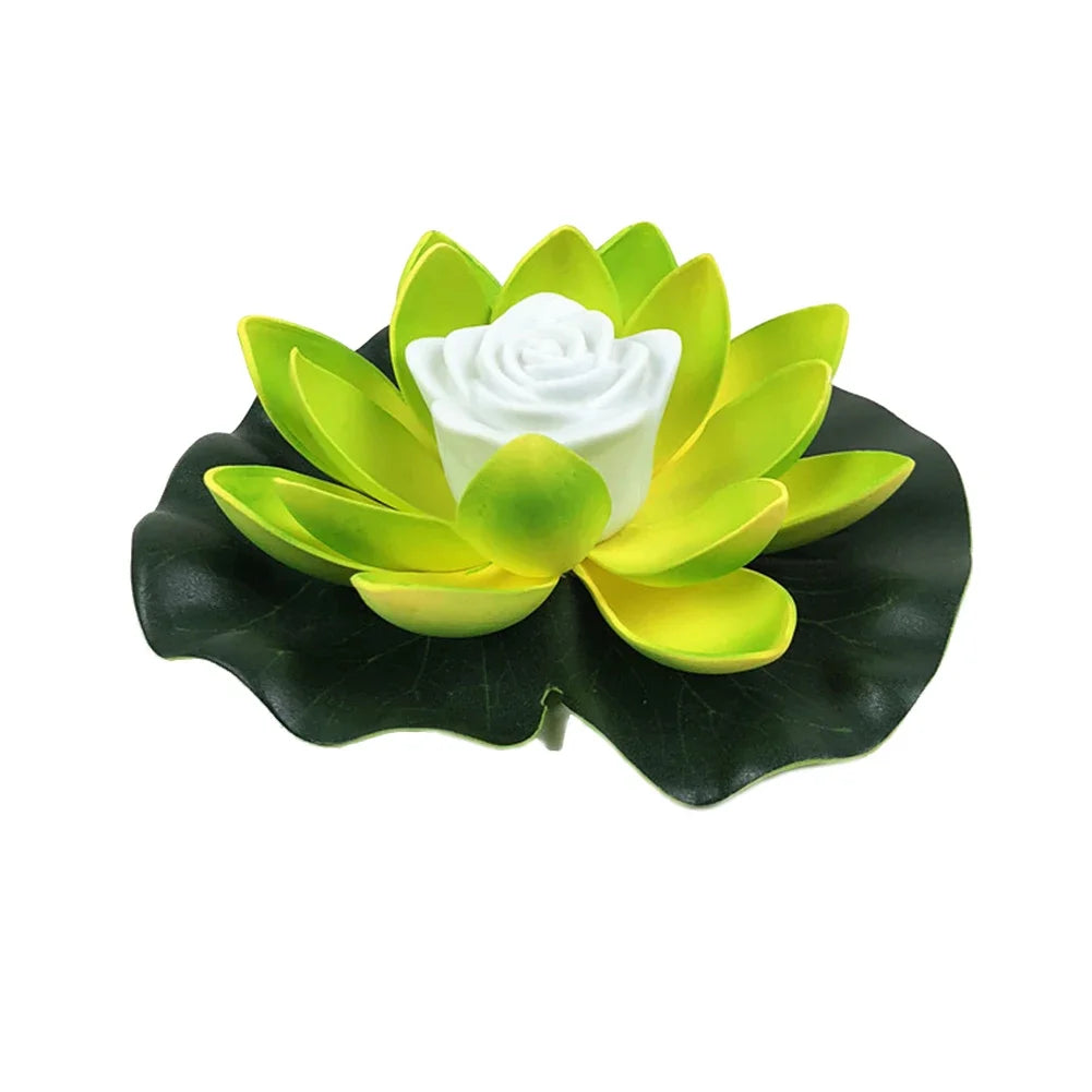 Floating LED Lotus Flower Decorative Pond Light