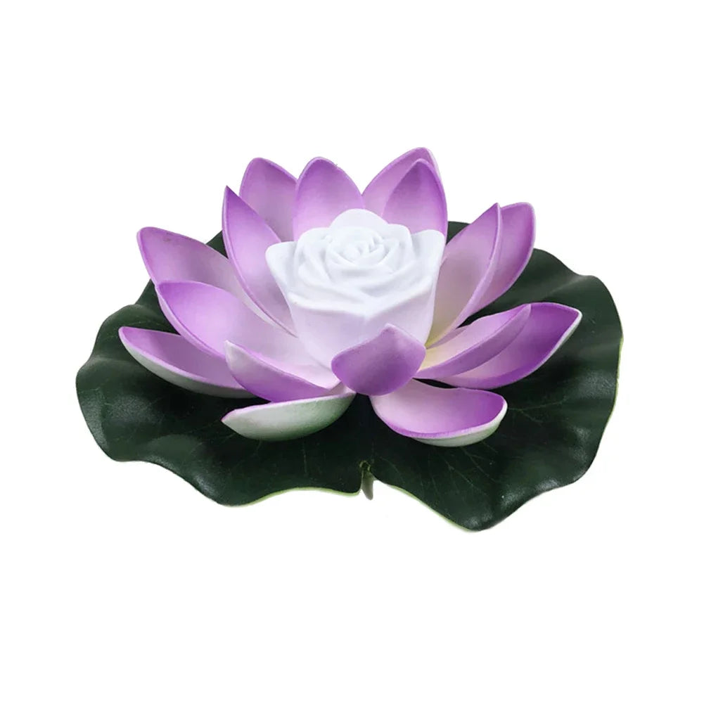 Floating LED Lotus Flower Decorative Pond Light