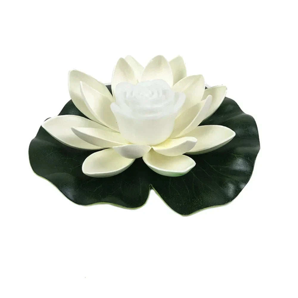 Floating LED Lotus Flower Decorative Pond Light