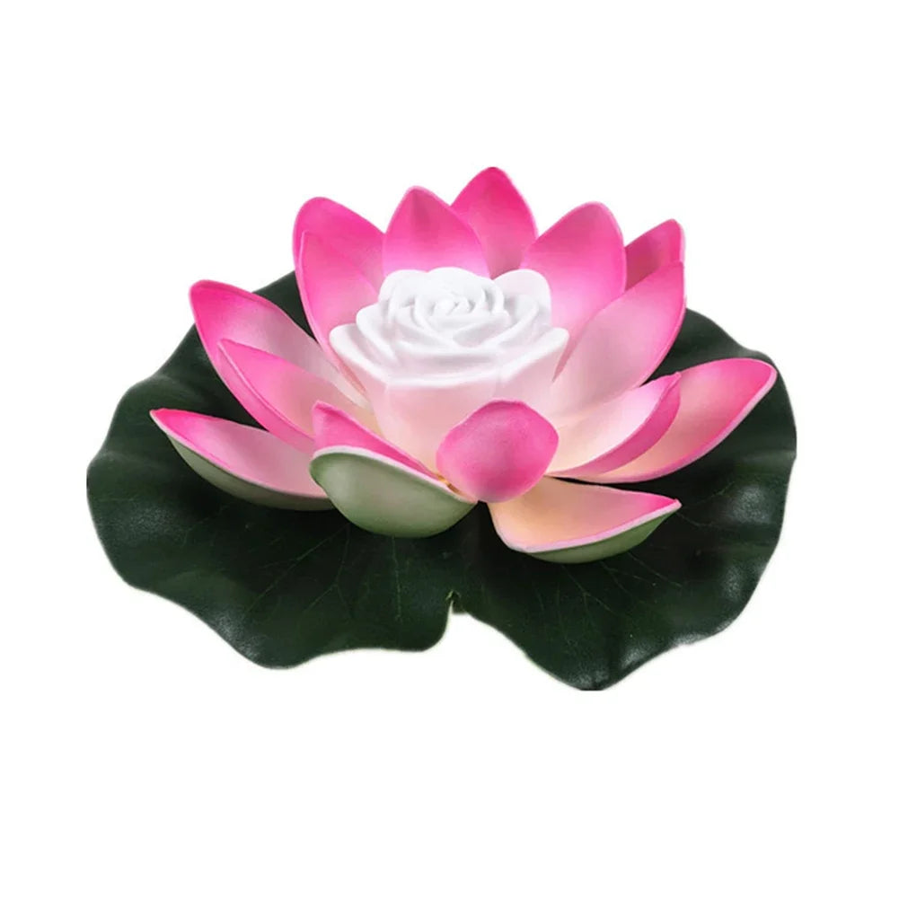 Floating LED Lotus Flower Decorative Pond Light