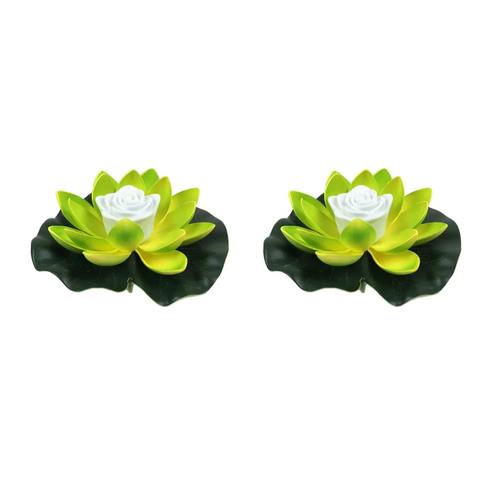 Floating LED Lotus Flower Decorative Pond Light