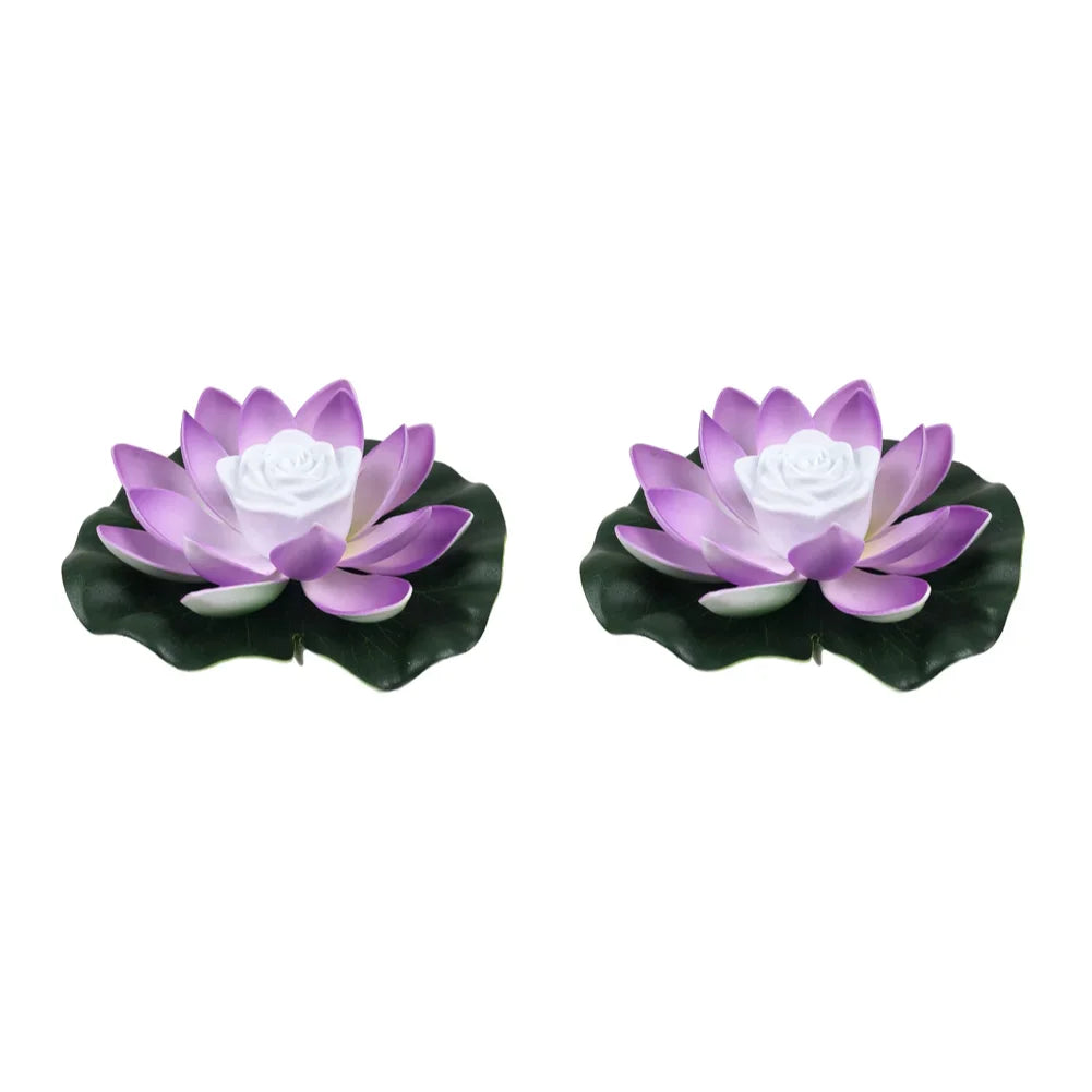 Floating LED Lotus Flower Decorative Pond Light