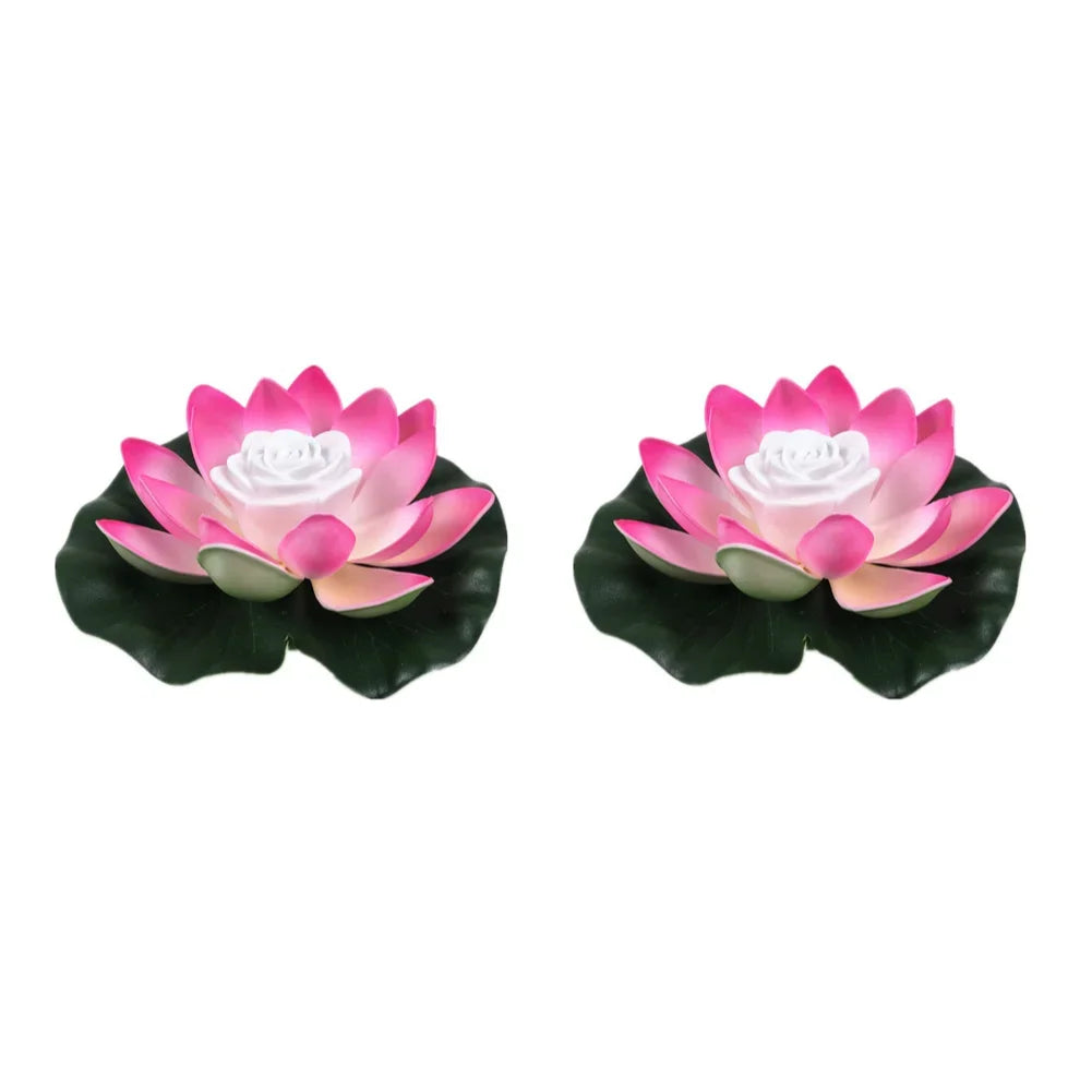 Floating LED Lotus Flower Decorative Pond Light