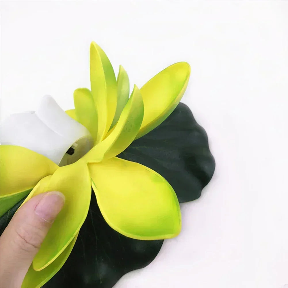 Floating LED Lotus Flower Decorative Pond Light