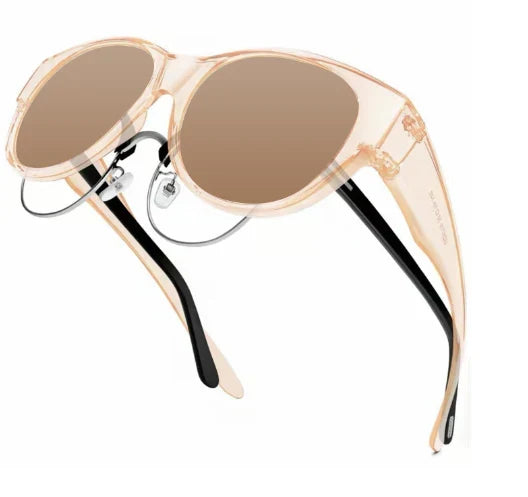 Oversized Cat-Eye Sunglasses with UV400 Polarized Lenses - Esilora