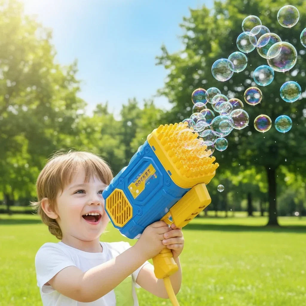Fully Automatic Soap Bubble Machine — 86 Precision Nozzles, Continuous Operation