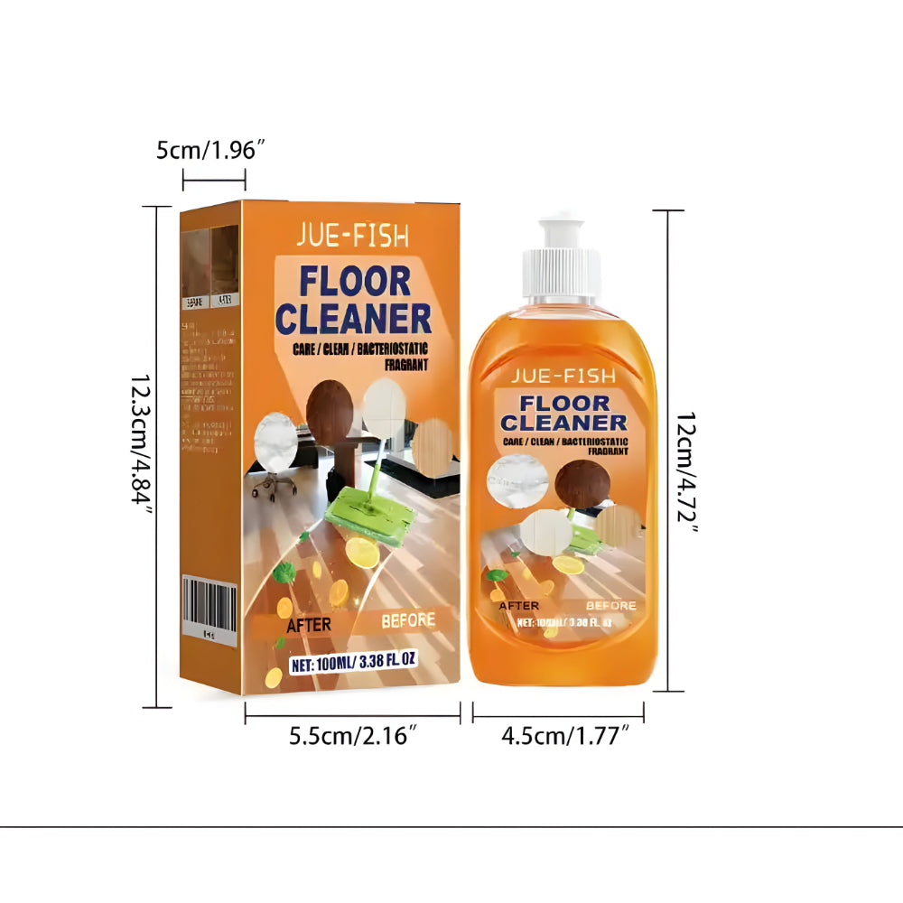 Soluție de curățat podelele cu extract botanic - aromă de lămâie, formulă fără urme