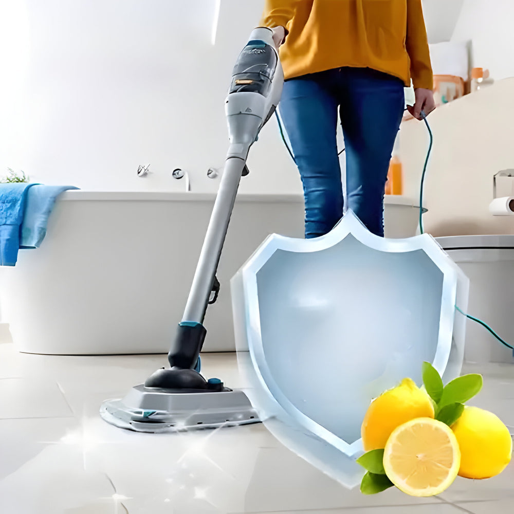 Soluție de curățat podelele cu extract botanic - aromă de lămâie, formulă fără urme