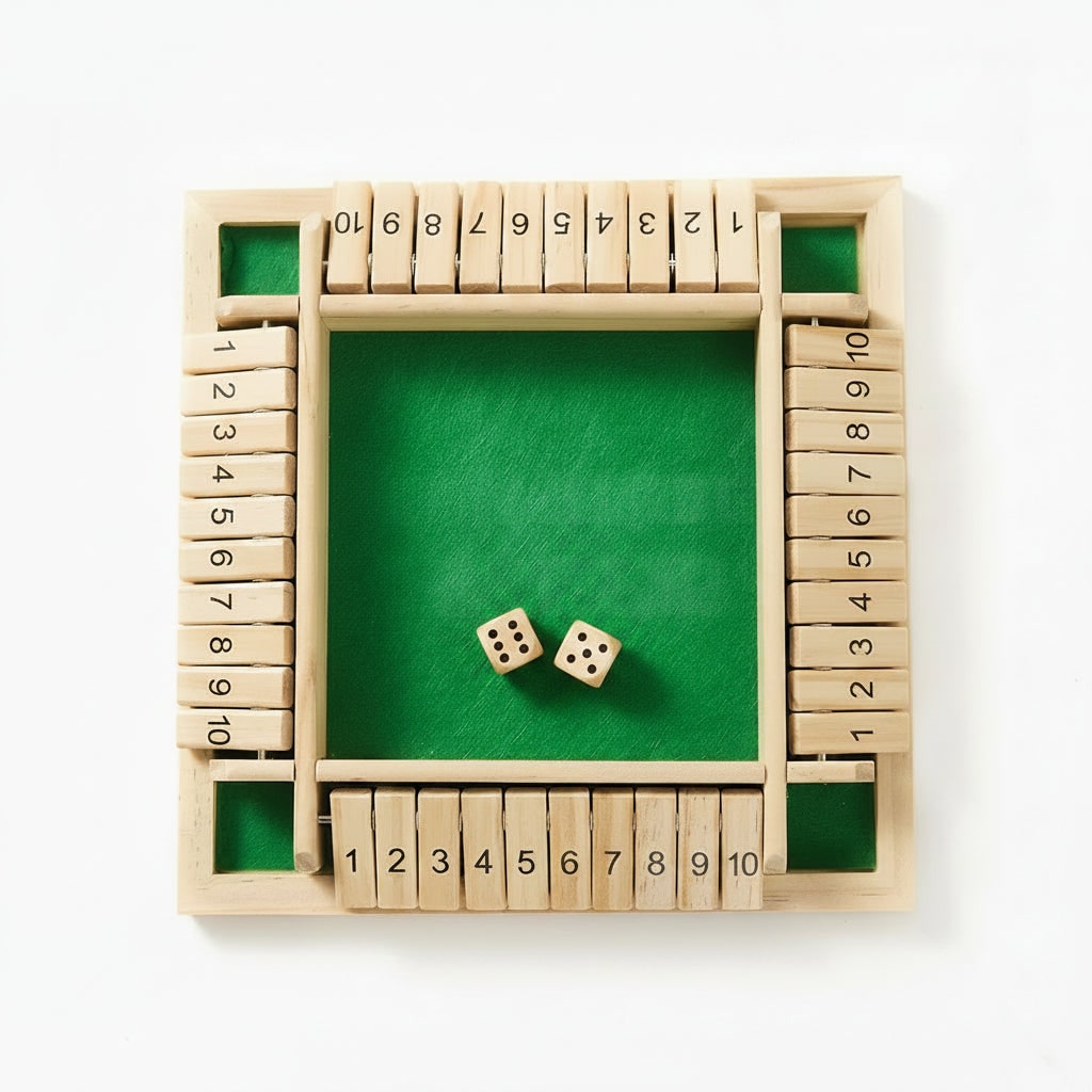 Hra v kostky Shut the Box — rodinná zábava pro děti i dospělé