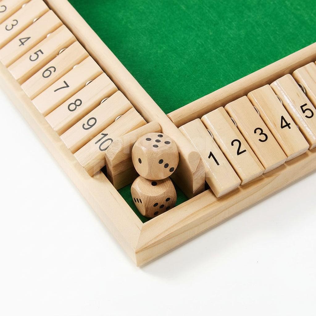 Hra v kostky Shut the Box — rodinná zábava pro děti i dospělé