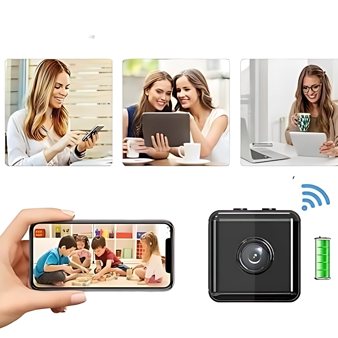 Mini Full HD Camera — Compact Wi-Fi Wireless Indoor Unit