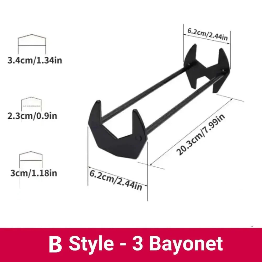 Llave para tuercas de lavabo con mango largo - Cabezal giratorio, eje extendido y agarre antideslizante