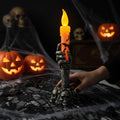 Velas esculturais de esqueletos de 20cm — decoração de Halloween