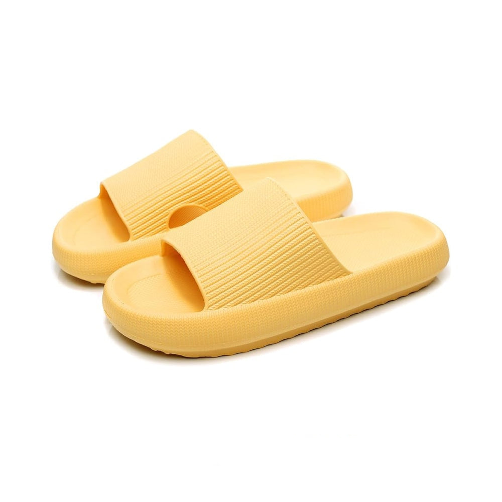 Chanclas informales acolchadas — suela exterior gruesa y resistente