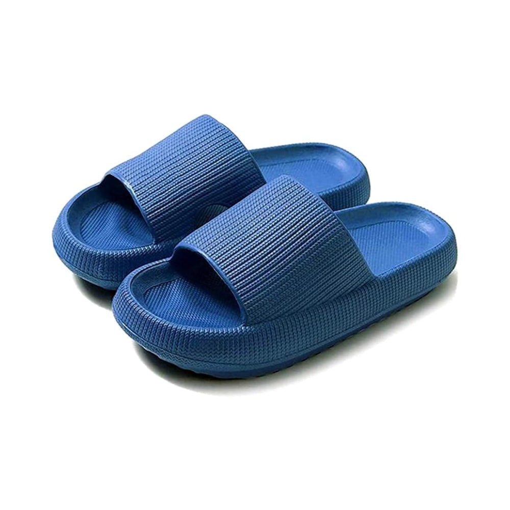 Chanclas informales acolchadas — suela exterior gruesa y resistente