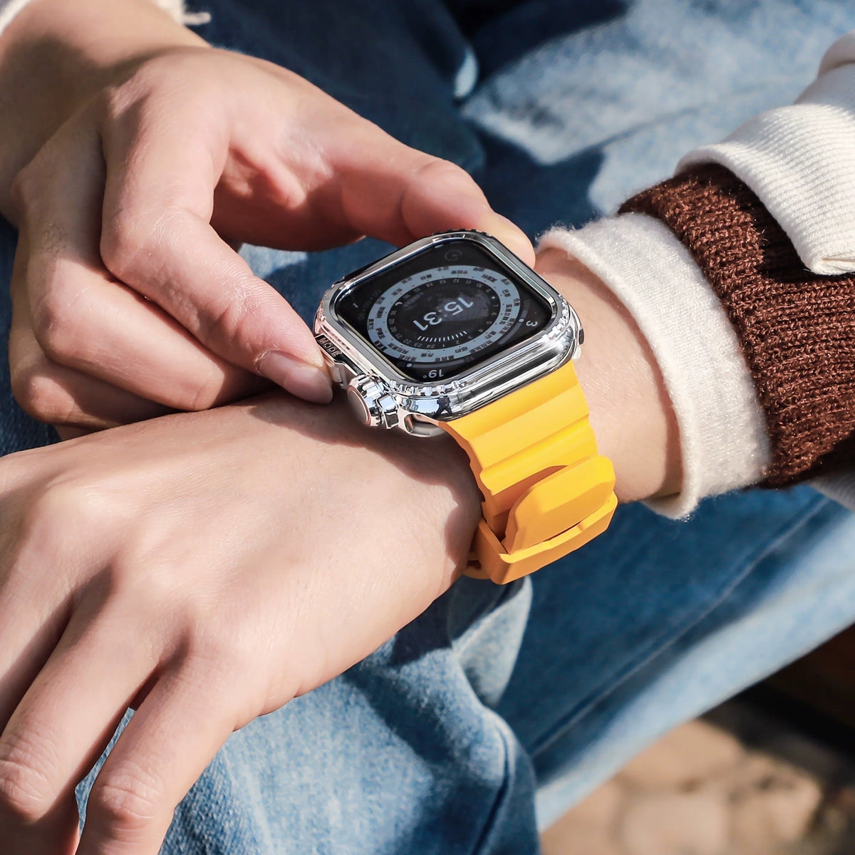 Bracelete ajustável para smartwatch — tira em laço com ajuste personalizado