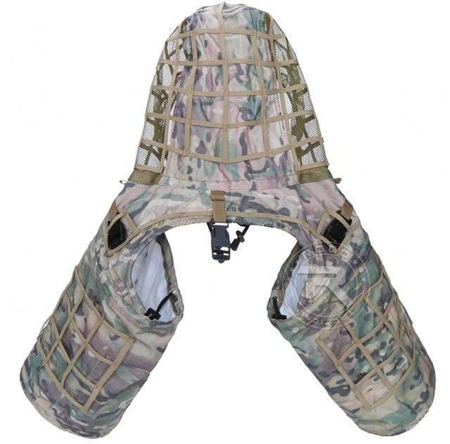 Tactical Ghillie Suit Base with Viper Hood for Stealth Concealment - Esilora