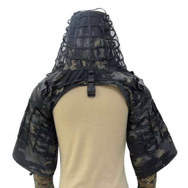 Tactical Ghillie Suit Base with Viper Hood for Stealth Concealment - Esilora
